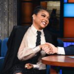 Taraji P. Henson Instagram - “If you have a heartbeat, you will identify with it,” @thecolorpurple star @tarajiphenson says about the film. You’ll also love seeing the familiar face of @jonbatiste play her husband! #Colbert Ed Sullivan Theater