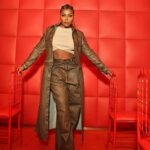 Taraji P. Henson Instagram - Bonsoir🇫🇷 #Repost from @waymanandmicah • Taraji P Henson Attends Acne Studios Runway Show. Head to Toe : @acnestudios Glam @tymwallacehair @officialsheiks @customtnails1 Ph @sterlingpics #waymanandmicah #tarajiphenson #parisfashionweek #acnestudios #wxm10
