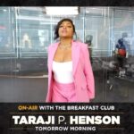 Taraji P. Henson Instagram - 🚨 @tarajiphenson will be in the building tomorrow morning on #TheBreakfastClubBET! ➡️Set your alarms to listen in live from 6a-10a locally or on the 🆓 @iHeartRadio app ! You can catch us live at 9a on @bet 🔥