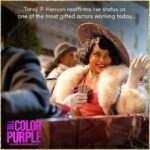 Taraji P. Henson Instagram - Thank you so much @deadline @thecolorpurple @wbpictures 🙏🏾🙏🏾🙏🏾💜💜💜 #Repost from @thecolorpurple • Taraji P. Henson lights up the screen with her “powerhouse performance” in #TheColorPurple. Thank you, Taraji, for being our Shug Avery. 💜