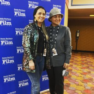 Taraneh Alidoosti Instagram - 🎞🎬
Last screening of “Orca” at the 37th intl. Santa Barbara film festival. @officialsbiff 
It’s been a pleasure.
.
Coat: @sadaf.tahvildar 
Special thanks to @aassttiinn