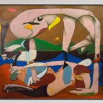 Tate Ellington Instagram - Forethought and a Flood 72” x 82” oil on canvas #oilpaint #painting #art #figurativeart #originalart Los Angeles, California