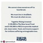 Tate Ellington Instagram - I have been desperately trying to figure out what to say and how to say it about the events in Israel and Gaza. @together.rising has said everything I want to say.