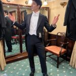 Taylor Zakhar Perez Instagram - This is Keith Madden. Keith is good at fashion. Like really good. He brought us to Savile Row where legitimate royalty get their bespoke threads made. This was our first day of preprod and probably the first best day ever. We also wore the exact same outfit one day. He wore it better. Thx Keith. Savile Row, London