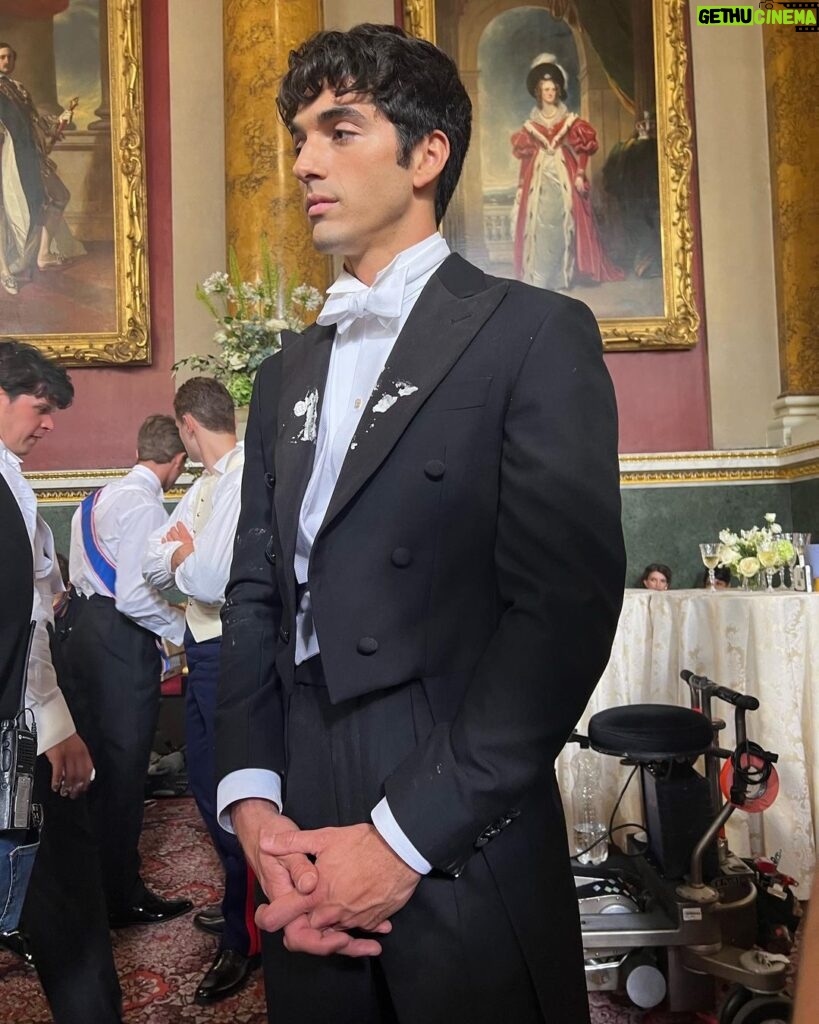 Taylor Zakhar Perez Instagram - This is Keith Madden. Keith is good at fashion. Like really good. He brought us to Savile Row where legitimate royalty get their bespoke threads made. This was our first day of preprod and probably the first best day ever. We also wore the exact same outfit one day. He wore it better. Thx Keith. Savile Row, London