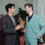 Taylor Zakhar Perez Instagram - What a weekend! Thanks for showing a Midwest kid a good time. @goldenglobes , @amazonstudios and @vanityfair Team @jasonbolden @remba_ Fit @thombrowne @zegnaofficial