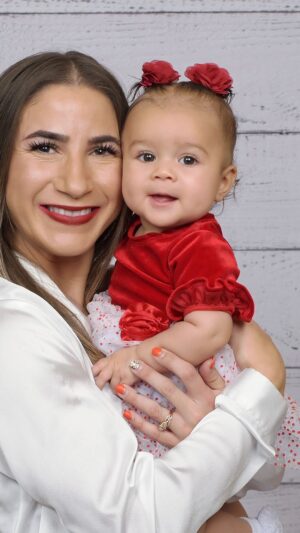 Tecia Pennington Instagram - The BEST! 🙏🏼♥️🎊 2023 we became a family of 3, Alayah was most definitely our missing puzzle piece. I am so grateful for them both and the life we have, we are creating, and the memories we share. 2024 is going to be amazing. I can feel it. #RockNado #Love #Family #BabyGirl #2023Memories