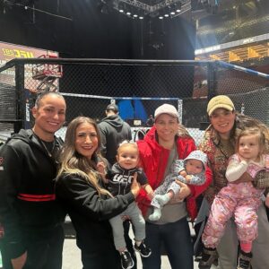 Tecia Pennington Instagram - We met as fellow fighters and teammates many moons ago. To see all our individual successes and the beautiful relationships that have blossomed throughout the years makes my heart happy. We will always be fighters but now we have all entered the chapter of life called Motherhood. I can’t wait for all the new memories to come! #LifeLongFriends Swipe ⬅️ slide 7 is golden 🤣 #SinceForever
