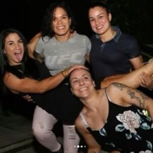 Tecia Pennington Instagram - We met as fellow fighters and teammates many moons ago. To see all our individual successes and the beautiful relationships that have blossomed throughout the years makes my heart happy. We will always be fighters but now we have all entered the chapter of life called Motherhood. I can’t wait for all the new memories to come! #LifeLongFriends Swipe ⬅️ slide 7 is golden 🤣 #SinceForever