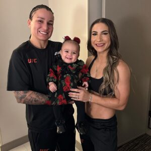 Tecia Pennington Instagram - UFC World Bantamweight Champion 🏆 I am so proud of my wife! We love you endlessly ♥️ Watching your journey over the past 7.5 years (and many years before as a fan/fight friend) and standing by your side I’ve witnessed it all. The highs, the lows, and everything in between. As a wife fight week and day are forever nerve wracking and filled with excitement. On one hand I know you are prepared and believe in your abilities to the fullest and on the other I just want you to have fun and come out injury free. As a fellow athlete I also understand and know the exact feelings/emotions that run thru your head. We are part of the 1%ers…Man we live a wild life but I wouldn’t want anything different. Thank You for inspiring me to keep pushing and working to achieve the same goal. So so proud of you baby… for all your hard work, dedication, resilience, and heart. 🎉 That belt looks amazing on you! #TeamRocky #UFCToronto #ProudFamily #RockNado #UFC297 #AndNew #Championoftheworld