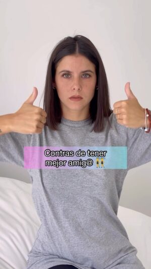Teresa Pérez Instagram - Contras de tener mejor amig@ ✌🏻😃 @charesbien #chicas #chicos #humor #amigos