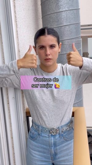 Teresa Pérez Instagram - Contras de ser mujer 🙋‍♀️❌ #chicas #chicos #humor