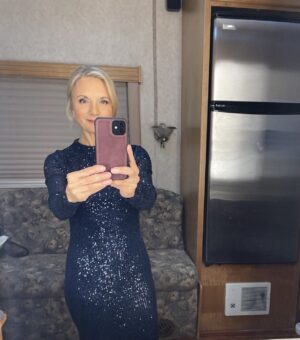 Teryl Rothery Instagram - Gotta do the “trailer pic”. I really need to find a way to do it without my camera in my face. 😄