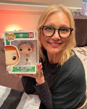 Teryl Rothery Instagram - My daughter was so excited to see her Mom has. Pop figure. A mini Doc Fraiser. 😃