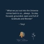 Teryl Rothery Instagram - Our thoughts and our actions have consequences. Every kind act and kind word has so much power. Even something as simple as a smile. So I send you smiles, and joy today. 💕