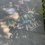 Teryl Rothery Instagram - Out on a walk with my dog and look what we came upon…..💕 It certainly is. Despite the craziness and chaos this is it. This is the gift we have.