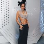 Teyana Taylor Instagram - Precious gems are to be treasured..✨💎💠💎✨ Thank you @swarovski @skims @kimkardashian for having me! A time was had! 💎 #SWAROVSKIxSKIMS #Swarovski 📸: @kvnhrtlss