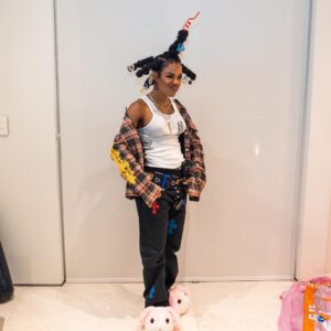 Teyana Taylor Instagram - Don’t be a menace to society while drinking your juice in Chrome Hearts & bunny steppassss 🐰🔫

Loc Dog 🔫

📸: @kvnhrtlss