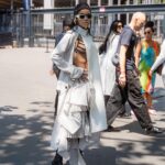 Teyana Taylor Instagram - Thank you @sacaiofficial for having me 🖤 It was hot as hell outside but the Show was hella cold 💙🥶🥶🥶🥶🥶🥶💙 📸: @rickyfilmingstudios @zerbibrub @fabrisflorencia @sacaiofficial @claireguillon