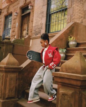 Teyana Taylor Instagram - 🥀 6.1.23 🥀 

@jumpman23 x @teyanataylor 

📸: @ro.lexx