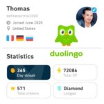 Thomas Beatie Instagram - 365 jours de français avec Duolingo! 😍🇫🇷 I’ve done 365 consequtive days of practicing French! Phoenix, Arizona
