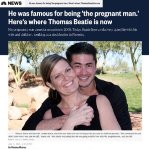 Thomas Beatie Instagram - Thank you NBC News 
@NBCNews and the Today Show @TODAYshow for the positive and human representation of our family. Times are finally changing for the better! 👨‍👩‍👧‍👦❤️💪🏻 https://www.nbcnews.com/nbc-out/out-community-voices/was-famous-pregnant-man-thomas-beatie-now-rcna1328