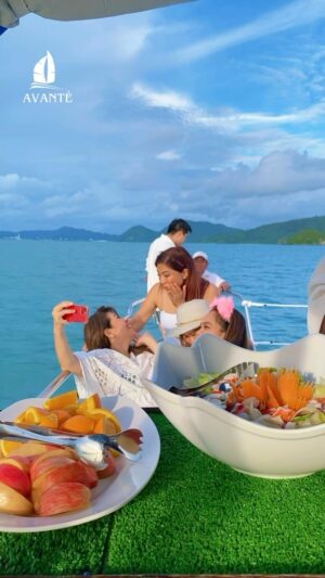 Tiara Jacquelina Instagram - We would like to thank our special guests @tiarajacquelina @harithiskander @drjezaminelim @catlai10 @zieyanlim for joining us on board #avanteyachtcharters during your recent vacation in Langkawi. We hope you had an enjoyable experience with us and we managed to fulfill your fanta-seas.
See you Soon!

Sincerely from the Team @avanteyachtcharters

#yacht #sunsetcruise #sunsetcruiselangkawi #cuticutilangkawi #cuticutimalaysia #langkawi