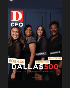 Tiffany Derry Instagram - Do y’all see your girl on the cover of @dceomagazine ??
Last night was one of the nights you dream about. Yes I have a lot going on I have my amazing man @wiljay45 and my family. The restaurants with @txfoley building a strong empire something I have wanted my entire life and I dip and dab in tv and a host of other things. I always tell people I’m more than a Shef because I have many goals and none of them are me working the hotline though I’m there out of love and passion. 
Y’all 26 years in the restaurant business and to be on the cover of not food magazine but Dallas CEO magazine makes my heart smile from within. It makes me feel like all the crazy hardwork is paying off. Here me when I say keep going!! Please!! Please don’t give up on yourself even if you can’t see a way keep pushing. Let this be your motivation let this be your proof! 

Thank you to all my amazing friends that celebrated with me not only there but had me out on a school night, I loved every minute!!

Why don’t y’all come see me at @rootssouthtable tonight and tomorrow because I’m working the line lol!! I’ll toast with champagne or Chartreuse with a lemon peel🥂. We have a few early spots and late spots available so come celebrate with ya girl!!

Magazine Hair: @studio__1216 
MUA: @kelliebrandmua
Wardrobe: @ashleymichellemiller