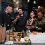 Tiffany Derry Instagram - Bobby Flay has all the heavy hitters coming for us!! Make sure you watching tonight because I don’t think I have ever cooked as hard as tonight!!! It’s been a bit weird cooking so intensely against friends but definitely a fun process!! My favorite part is once we finish cooking and having a chance to taste each other food. This is the first season we have been able to do this not necessarily for the show but just a chance for all of us to talk about how we did something and learn from each other. Tonight, Tuesday, September 12th at 9pm- “Titans vs Jose Garces” Iron Chef Jose Garces keeps Bobby Flay's Titans on their toes in three rounds of flavor-packed cooking. Using his unmatched strategy, Chef Jose shocks Brooke Williamson with his round-three ingredients, and Brooke will either trot away from the challenge or impress judge @aliyaleekong to score a win for the Titans. #BobbysTripleThreat @foodnetwork Looking over our pics they are so intense but so many thoughts are usually going through our head. They are actually quite funny to look at now the fact that I am not showing one dimple!! Who is that chic?