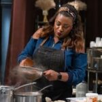 Tiffany Derry Instagram - Did y’all catch this commercial on @foodnetwork I just about fell out when I saw it!!! This ride has been unpredictable, mind blowing and tiresome 😂. I wouldn’t change a thing! I’m so thankful for my family who still have gatherings to support my shows. My momma will send 100 text messages reminding folks to watch her baby. I’m so thankful to everyone who comes to the restaurants and support big time. My fiancé who puts up with my crazy schedule and also my business partner who puts up with my schedule and crazy ideas. Thanks to the best mentor a girl could have @bobbyflay I’m saying all this to say I dreamed of the days I could be doing what I’m doing. I have been cooking professionally for 25 years so if you need a example of what hard work, commitment and never giving up look like 🙋🏾‍♀️. Don’t give up on yourself!! Push through the ugly!! Push through when no one believes in you!! Push when everything and everyone around you is telling you to stop!! I don’t know what my future holds but I’m coming for everything that I want and what the Lord allows me to get on this earth. Cheers to all the Underdogs🥂 #shef #cheftiffanyderry #foodnetwork #bobbytriplethreat #rootssoutherntable #rootschickenshak