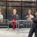 Tiffany Derry Instagram - So imagine pulling up to do some media events at @foodnetwork Kitchen and you see your face on the wall!! Yes had no clue y’all!! We had the best time hanging and can’t wait to do it again. Go check us out on Park Ave and tag us with your pics @chefbrookew @mvoltaggio @bobbyflay #bobbystriplethreat #shef #foodnetwork Food Network Kitchen