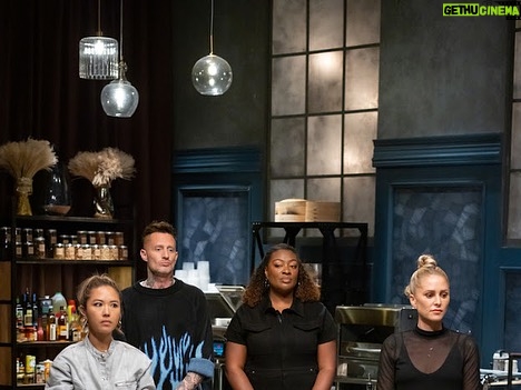 Tiffany Derry Instagram - All I have to say is my Face!!! What is wrong with me lol??? If you missed last week go back and watch so you ready for this week with @choibites @francis_lam @bobbyflay @chefbrookew @mvoltaggio All I have to say is get the snacks ready!!! Premiering tomorrow, Tuesday, August 29th at 9pm- “Titans vs Esther Choi” Bobby Flay's Titans face off against their friend and master of modern Korean cuisine, Chef Esther Choi. Friends become enemies, and Esther has many as both the Titans and the clock work to take her down in front of James Beard award-winning journalist and judge Francis Lam. #BobbysTripleThreat @foodnetwork