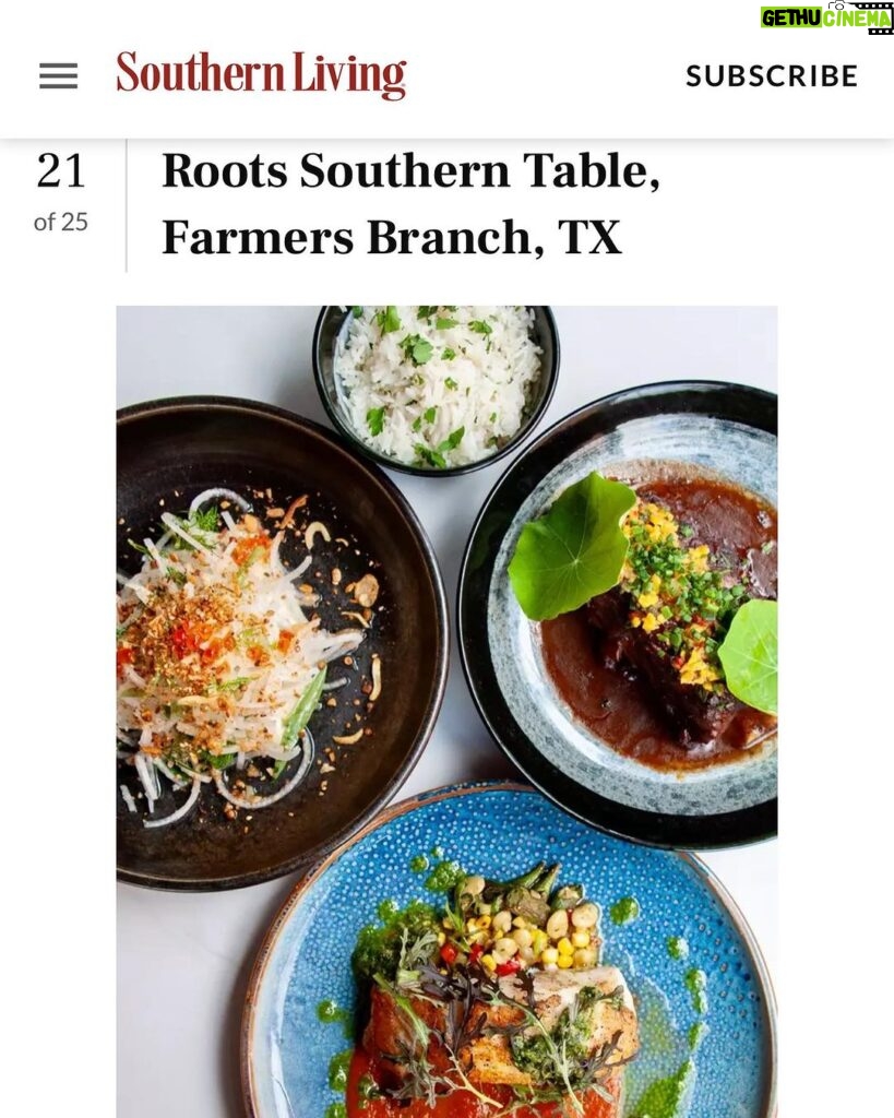 Tiffany Derry Instagram - Wow @rootssouthtable made the incredible list of The South’s Best New Restaurant by @southernlivingmag I love how @cabrasted ended it by saying “The experience at Roots makes it hard to leave but easy to return”. Thank you to everyone that continue to rock with us❤️. We do not take it lightly that you keep coming back and for that we are most grateful. #rootssoutherntable #shef #rootschickenshak #cheftiffanyderry Southern Living