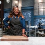 Tiffany Derry Instagram - Tonight is the night @bobbyflay throws us back into the 🔥 on Bobby’s Triple Threat @foodnetwork The moment we see @chefsymon walk through the doors I think ohh snap this what we doing!! You don’t want to miss out tonight or any night for that matter because every Chef is incredible and mega talented. It is a honor to work with @chefbrookew @bobbyflay and @mvoltaggio daily. I truly believe iron sharpens iron so let’s go!! Tune in Tuesday, August 22nd at 9/8 pm- “Titans vs Michael Symon” – SEASON PREMIERE The Titans get the shock of their lives when Bobby Flay's best friend, Iron Chef Michael Symon, enters the Triple Threat kitchen. Friendship doesn't stop Bobby from making this a fair fight as Michael faces off with his Achilles' heel ingredient! Round three is full of heart as the chefs strive to impress tough judge @naomipomeroy #shef #cheftiffanyderry #culinarytitans