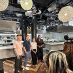 Tiffany Derry Instagram - So imagine pulling up to do some media events at @foodnetwork Kitchen and you see your face on the wall!! Yes had no clue y’all!! We had the best time hanging and can’t wait to do it again. Go check us out on Park Ave and tag us with your pics @chefbrookew @mvoltaggio @bobbyflay #bobbystriplethreat #shef #foodnetwork Food Network Kitchen