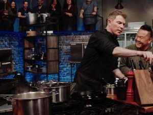 Tiffany Derry Instagram - It’s Beat Bobby Flay Time and I came to win with @jettila I love you Bobby but today you going down!! I don’t know if y’all know this but I have mad love for Tila we go way back!! He’s one of the best in this industry!! Anything you need he is there and a force to be reckoned with at the same time🥰.

Premiering Thursday, June 22nd at 9/8pm “MMMMBibimbap”
It's all hands on deck as Tiffany Derry and Jet Tila join forces with chefs Chrissy Camba and Johnny Clark to wipe Bobby Flay off the "bibimbap."

#BeatBobbyFlay @foodnetwork #shef #cheftiffanyderry #rootssoutherntable #rootschickenshak