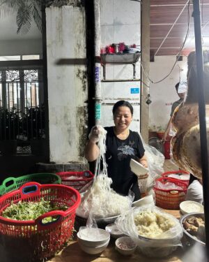 Tiffany Derry Instagram - Come get ya girl in Vietnam eating everything better yet come with me next time!! We left Hanoi which was my favorite place last trip here and now in Hue living it up. Next Hoi An!!! Enjoying my time with @modernadventurists and all the beautiful souls with a mutual love of food. 
#modernadventure #moadtravel #shef #cheftiffanyderry #vietnam