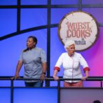 Tiffany Derry Instagram - One thing for sure this week is alot more serious than last!! It’s time to whip these recruits in shape, well maybe lol!! Let’s go Blue Team but man I got a rowdy one and I love every second of it!! Tune in tonight, January 14th at 8/7pm cst– “Spoiled Rotten: Culinary Cadets” @chefanneburrell and I have our mission: culinary basic training! Their pampered recruits have ignored the kitchen for far too long, and it’s time to learn the basics. Teams face off to collect the most medals in culinary and physical tasks, and the winning team gets an advantage for the next challenge. In the skill drill, we task our teams with replicating chicken paillard with salad, and things get spicy when the chefs teach their teams how to make lamb curry. Some recruits can handle the heat, but those who can’t must exit the boot camp kitchen. #WorstCooks @FoodNetwork #shef #cheftiffanyderry