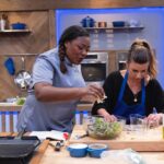 Tiffany Derry Instagram - One thing for sure this week is alot more serious than last!! It’s time to whip these recruits in shape, well maybe lol!! Let’s go Blue Team but man I got a rowdy one and I love every second of it!! Tune in tonight, January 14th at 8/7pm cst– “Spoiled Rotten: Culinary Cadets” @chefanneburrell and I have our mission: culinary basic training! Their pampered recruits have ignored the kitchen for far too long, and it’s time to learn the basics. Teams face off to collect the most medals in culinary and physical tasks, and the winning team gets an advantage for the next challenge. In the skill drill, we task our teams with replicating chicken paillard with salad, and things get spicy when the chefs teach their teams how to make lamb curry. Some recruits can handle the heat, but those who can’t must exit the boot camp kitchen. #WorstCooks @FoodNetwork #shef #cheftiffanyderry
