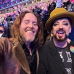Tim Minchin Instagram – And I got to see lovely @boygeorgeofficial  for the first time in a long time. 
AND had an Easter reunion in the very Arena where @thebenforster (Jesus), @chrismoylesofficial (Herod) and I started our huge tour with Jesus Christ Superstar 11 years ago 😭! We missed you @melaniecmusic.