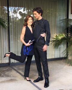 Timothée Chalamet Instagram - momma !