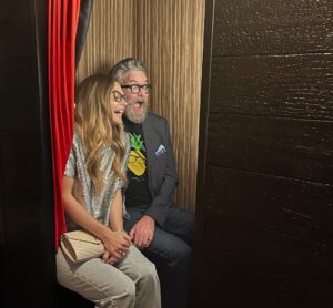 Timothy Omundson Instagram - How much fun did  @magslawslawson  and I have @sf_sketchfest , last year? Judging from the Photo Booth, MAXIMUM FUN‼️We can’t wait to be back there,  again, THIS Saturday for the first @thepsychologistsarein  Live Show of  Our #PsychPodTour24.  #TouringTheShitOutOfIt