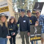 Timothy Omundson Instagram - Day 102so proud of all my @sagaftra brothers and sister who took over the sidewalks in front of Warner Brothers today, in a beautiful display of #Solidarity ✊🏻and community in support of our incredible Negotiating Committee as they return to their work, tomorrow with the Robber Barons of the AMPTP. and fight for the fair deal our members deserve. One Day Longer. One Day Stronger. FOR AS LONG AS IT TAKES These workers who are delivering Record Profits WILL NOT BACK DOWN 💪🏻✊🏻✊🏻incredible to see so many old friends and colleagues fighting the same fight for the next generation of performers ⁉️ Warner Bros. Studio Tour Hollywood