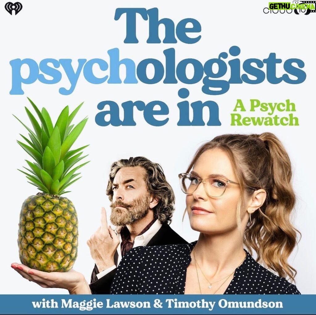 Timothy Omundson Instagram - #ThankffulThursday and once again my acknowledgment of thankfulness and gratitude goes to my partner in crime, @magslawslawson for asking me to cohost her genius idea for a podcast, @thepsychologistsarein episode recording days have easily become my favorite day of the week, and our live shows have sparked a joy in me of being an entertainer, that I had almost forgotten ❤️thank you , partner
