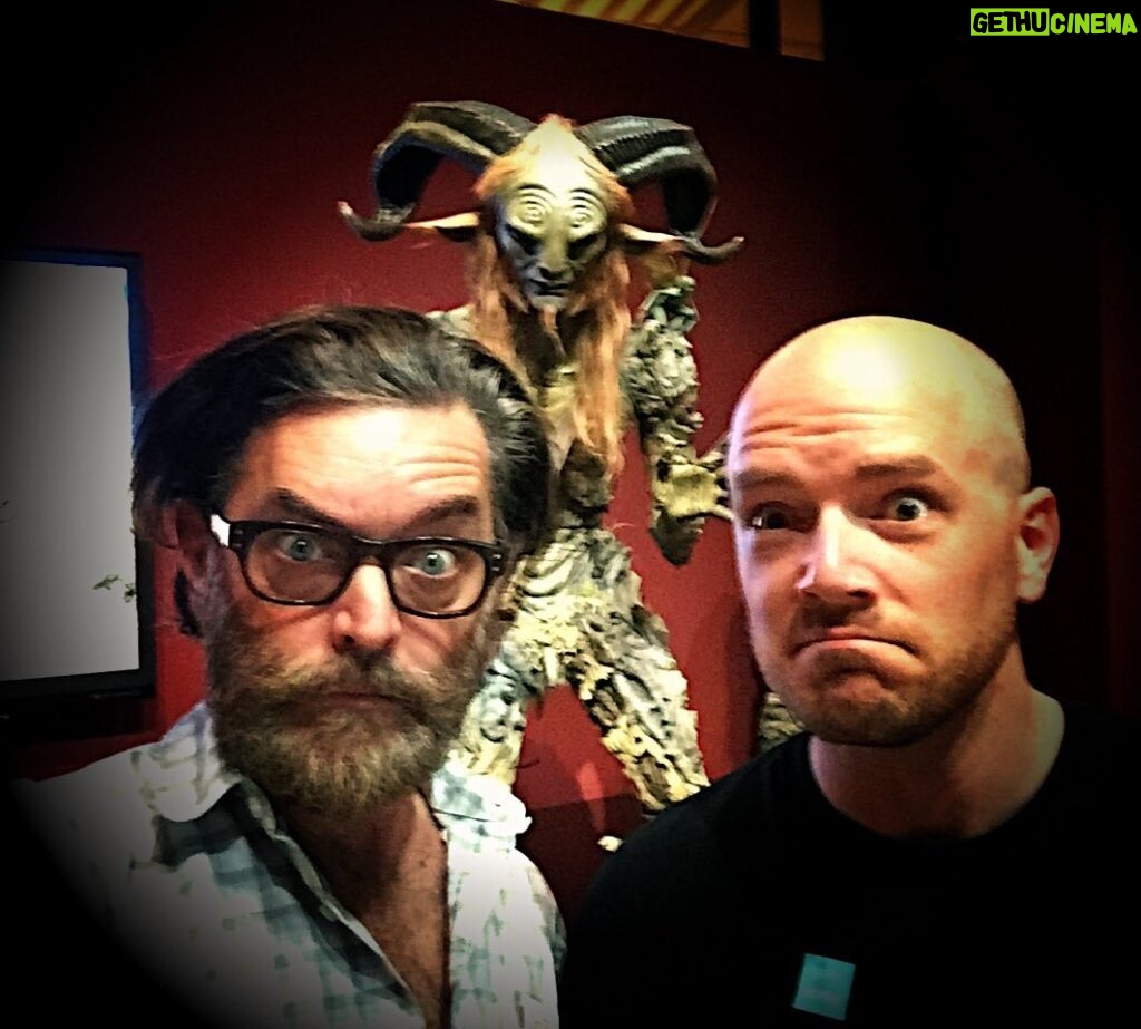 Timothy Omundson Instagram - Not sure if my dear friend, @Benmorse is more frightened by this @gdtreal exhibit from 2016 Or the fact that he’s turning another year older, today? But either way, HAPPY BIRTHDAY, my good man 🥳‼️