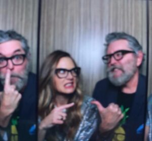 Timothy Omundson Instagram - How much fun did  @magslawslawson  and I have @sf_sketchfest , last year? Judging from the Photo Booth, MAXIMUM FUN‼️We can’t wait to be back there,  again, THIS Saturday for the first @thepsychologistsarein  Live Show of  Our #PsychPodTour24.  #TouringTheShitOutOfIt