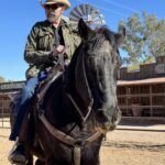 Timothy Omundson Instagram - If you know me, you probably know that one of my greatest joys, pre-stroke, was riding horses, ,whether on screen or , on a Dude ranch like @whitestallionranchaz , where my family has spent the week of Thanksgiving, since 2011 I wasn’t entirely sure that I would ever get back on a horse,again, with my current physical limitations, But this morning, thanks to the incredible friends who have been running this ranch, since 1965, Laura, Russell, Kristin and Michael TRUE, I can quote Gene Autry’ and sing that, I’m back in the saddle again. It’s taken seven long years of rebuilding, physically Therapy, and Believing, but it happened, thanks to a network of incredibly supportive friends 🥰 #@SuckItStroke 🤠🐴💪🏻 White Stallion Ranch, Tucson, AZ