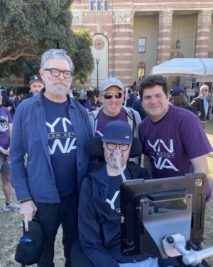 Timothy Omundson Instagram - It was a gorgeous morning of love and support  at the @alsagoldenwest’s #walkToDefeatALS  So many of us came out to  wrap our  incredible friend, @kennethmitchellhome  and his beautiful family in a warm blanket  of love. #TeamKenny #YoullNeverWalkAlone thinking a lot, today about my friend, @brianwallach &@alsyougone #goodnightmoon🌙