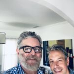 Timothy Omundson Instagram - @johnrossbowie , is always a great hang. So happy to reconvene the Silver Fox Character Actor Coffee Club. can’t wait for membership jackets to arrive, next month!