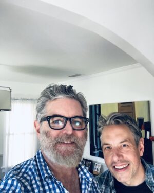 Timothy Omundson Instagram - @johnrossbowie , is always a great hang.  So happy to reconvene  the Silver Fox Character Actor Coffee Club. can’t wait for membership jackets to arrive, next month!